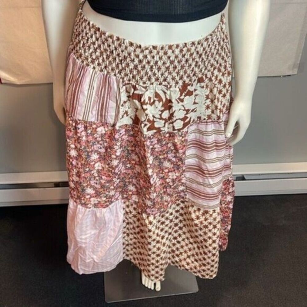 Universal Thread Patchwork Broomstick Skirt 4X‎ P… - image 7